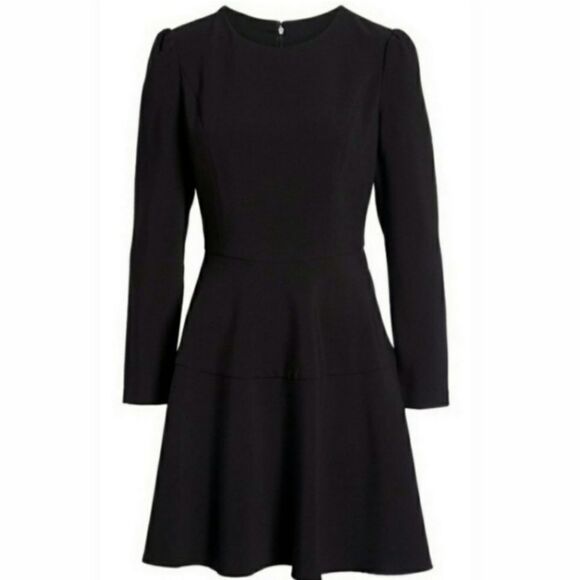 NEW Gal Meets Glam Celeste Black Dress Size 16 Elegant Modest Work - Picture 7 of 10